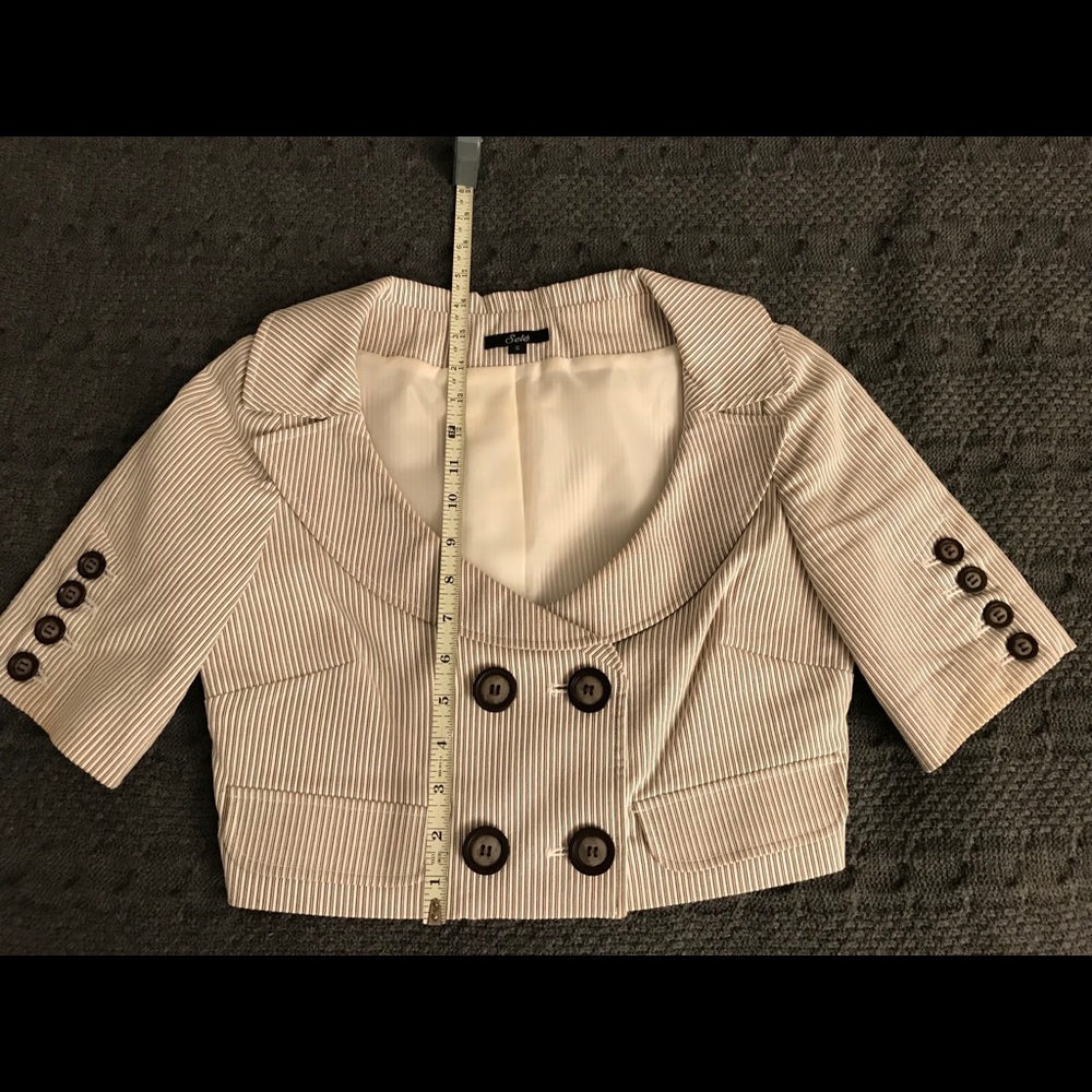 2 Piece Crop Jacket/Pants Outfit - Picture 6 of 8